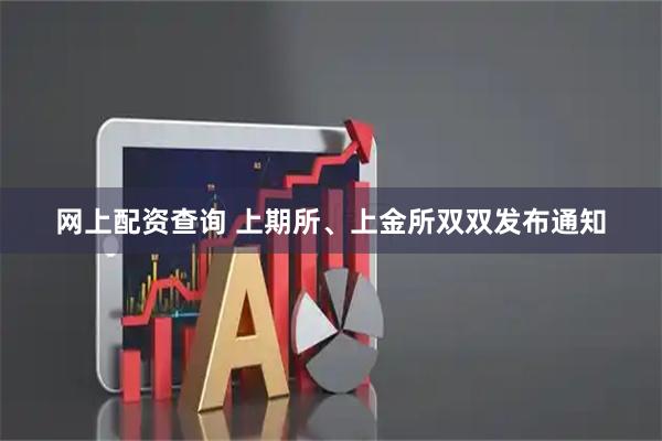 网上配资查询 上期所、上金所双双发布通知